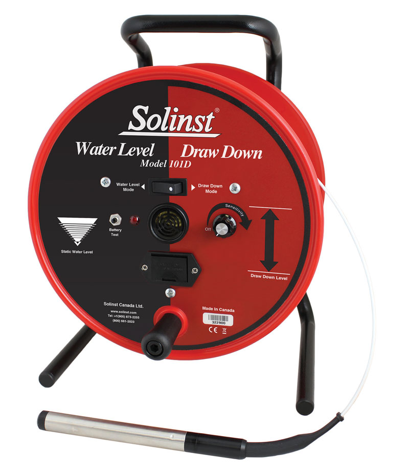 Freatimetro Solinst 101D per misurazioni manuali del livello dell’acqua o per misure dell’abbassamento Freatimetro Solinst 101D per misurazioni manuali del livello dell’acqua o per misure dell’abbassamento